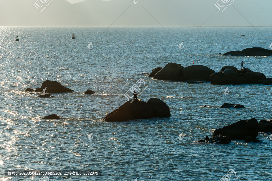 江门台山海滩度假胜地海岸线