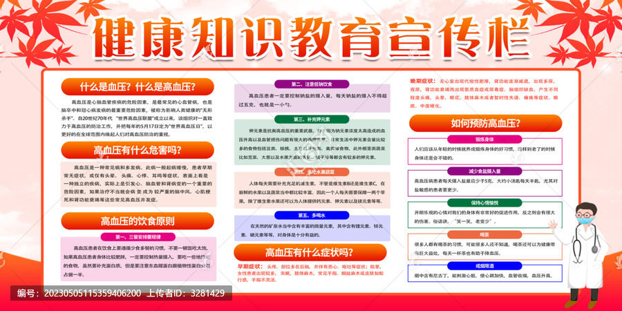 健康教育宣傳欄