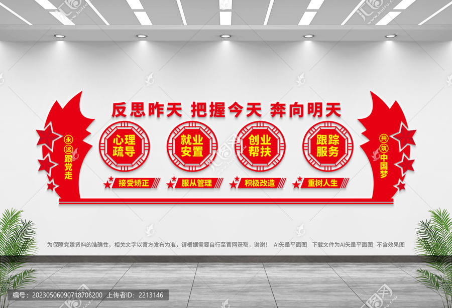 矯正文化墻