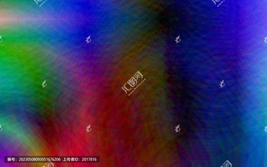 不規(guī)則幾何北歐地毯