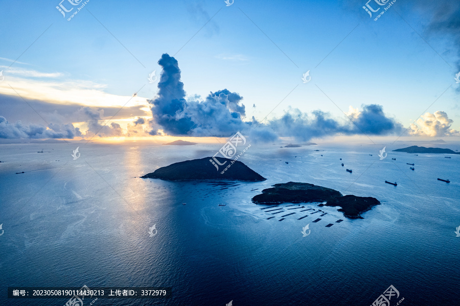 珠海万山群岛桂山岛航拍