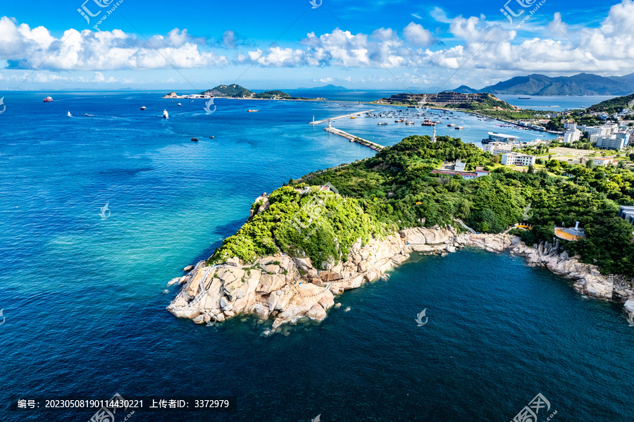 珠海万山群岛桂山岛航拍