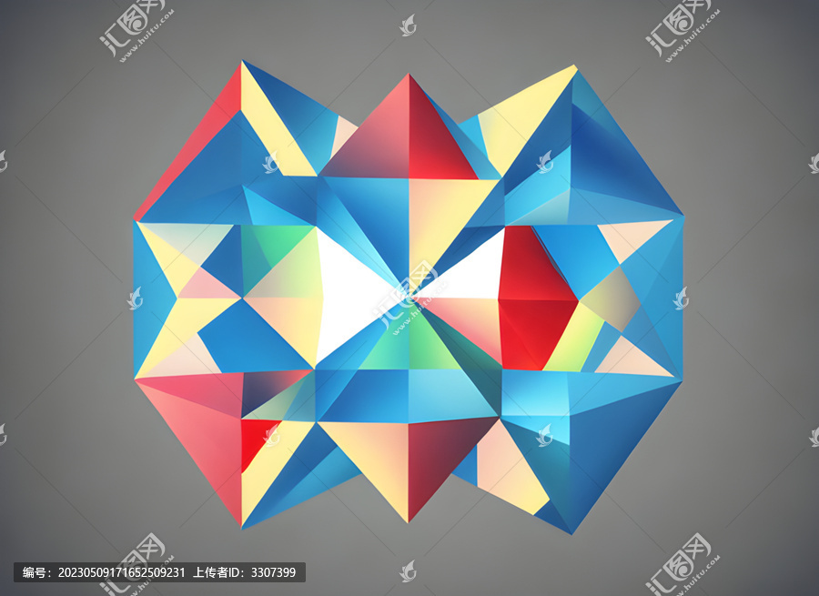 抽象三角几何图形
