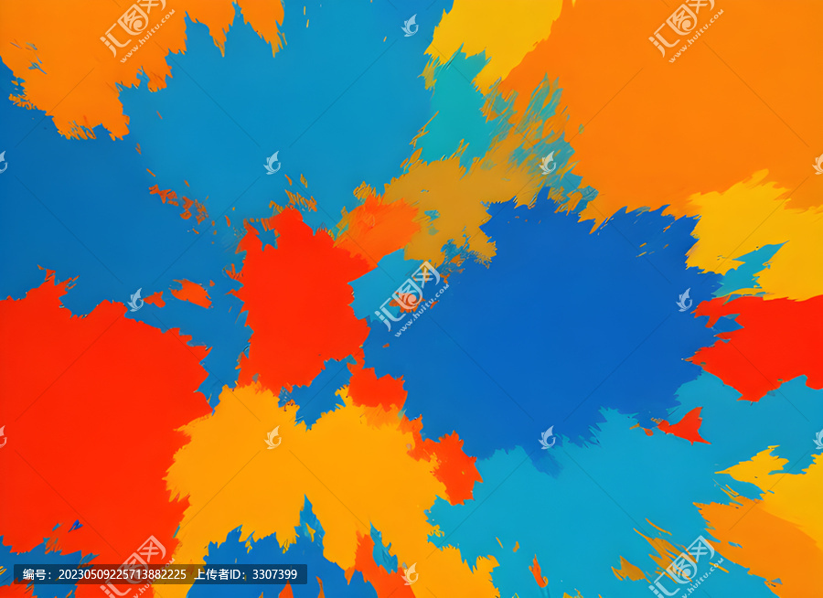 水彩混色地毯紋理