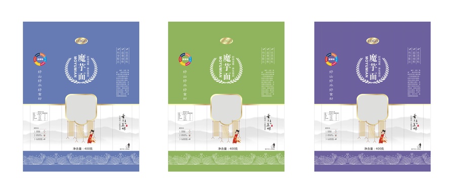魔芋掛面包裝設計