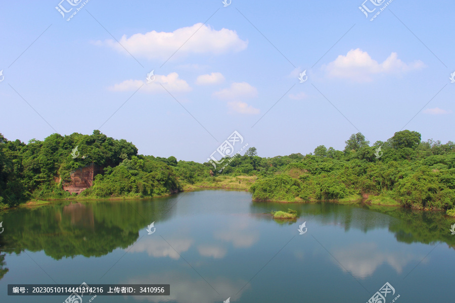 南昌南矶山自然保护区湿地风光