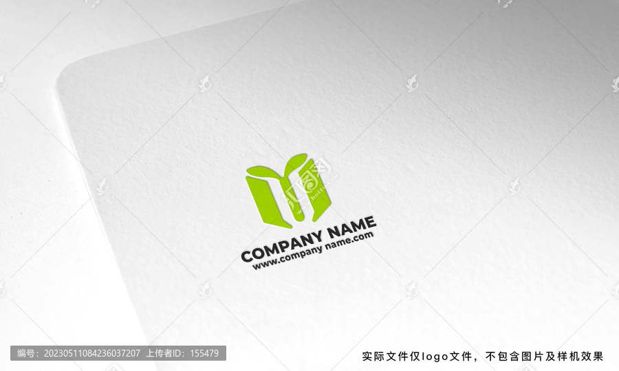 簡約大氣字母M標志設(shè)計