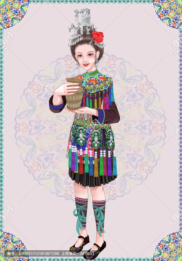 侗族女孩