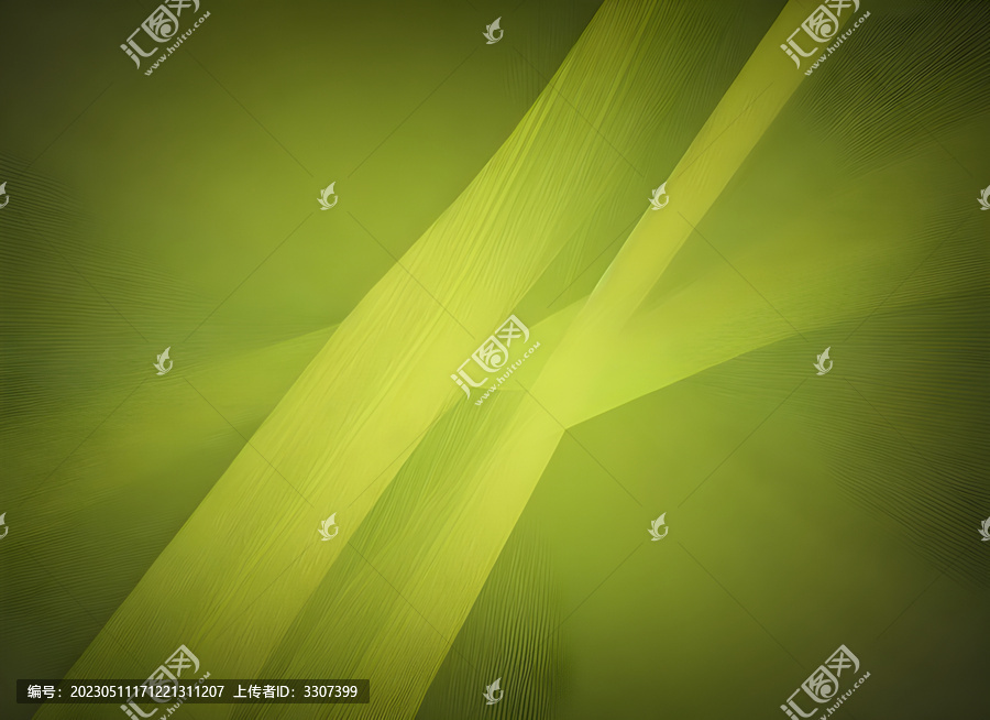 綠色幾何線條