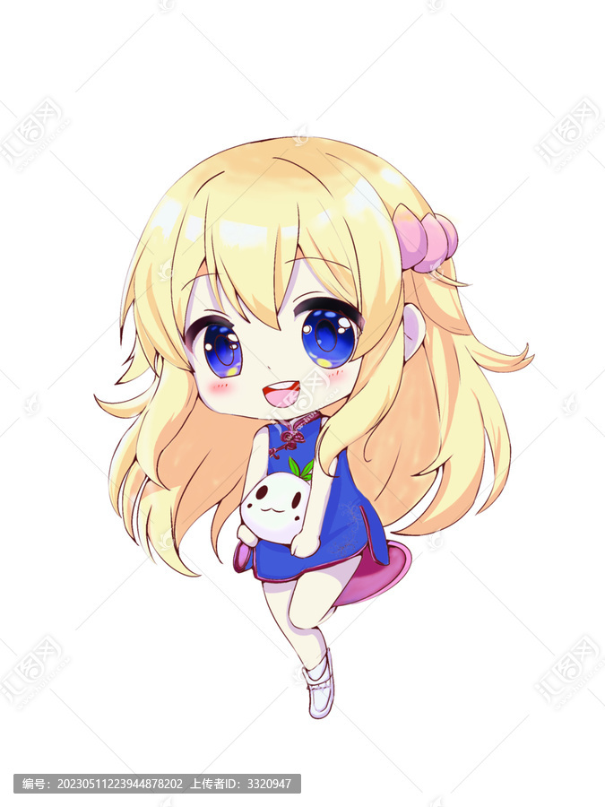 Q版旗袍可愛少女