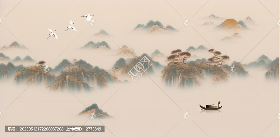 中国国画山水