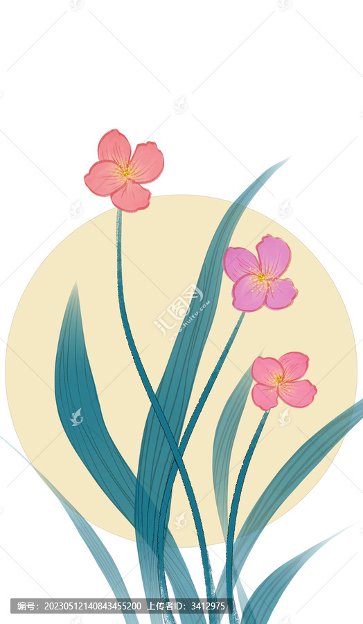國(guó)風(fēng)蘭花