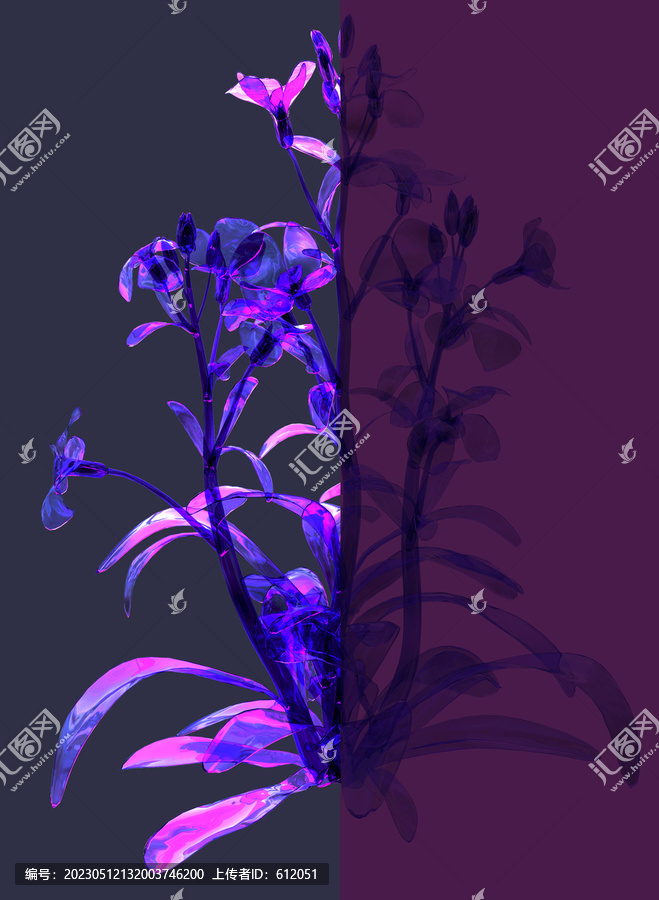 熒光花