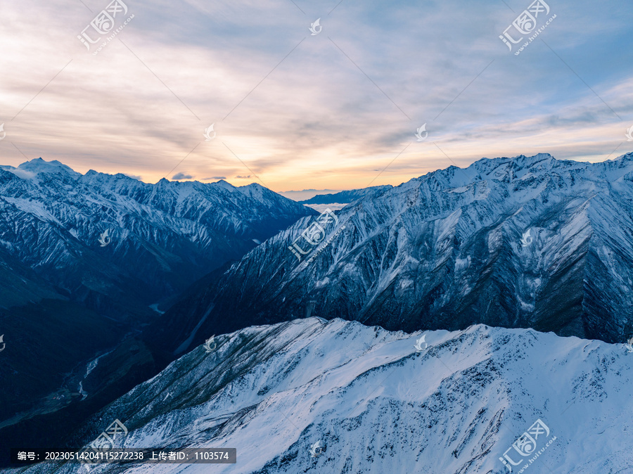 子梅垭口观看贡嘎雪山