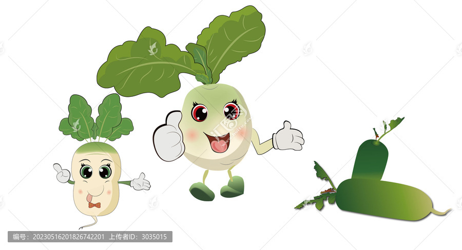 矢量卡通蘿卜