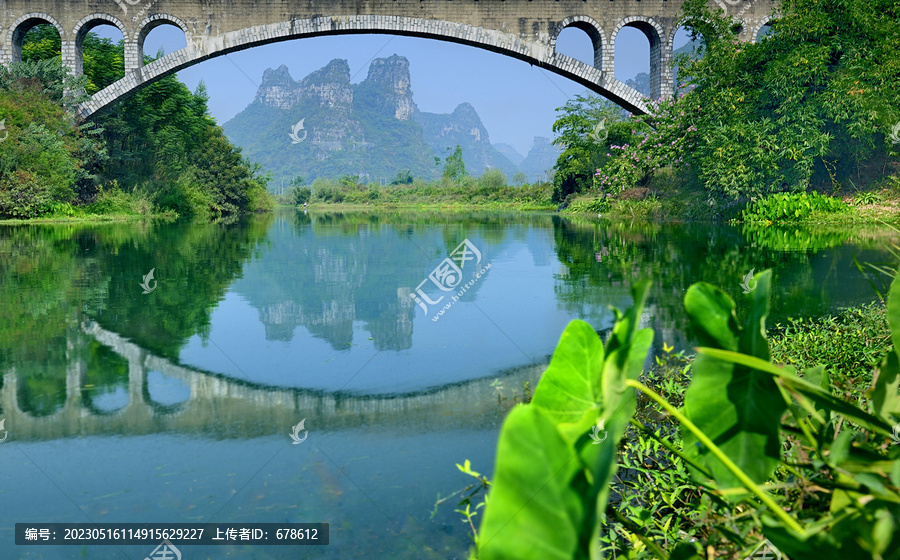 乡村山水景观