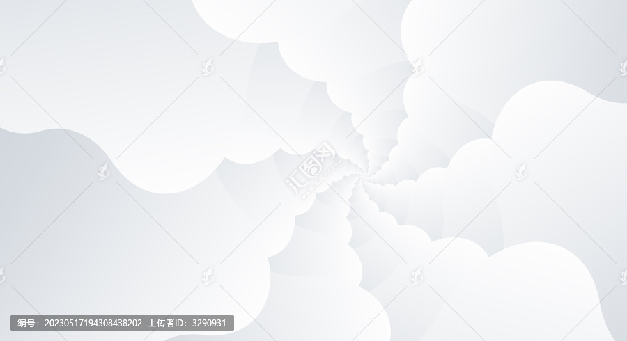 灰白色螺旋幾何抽象背景