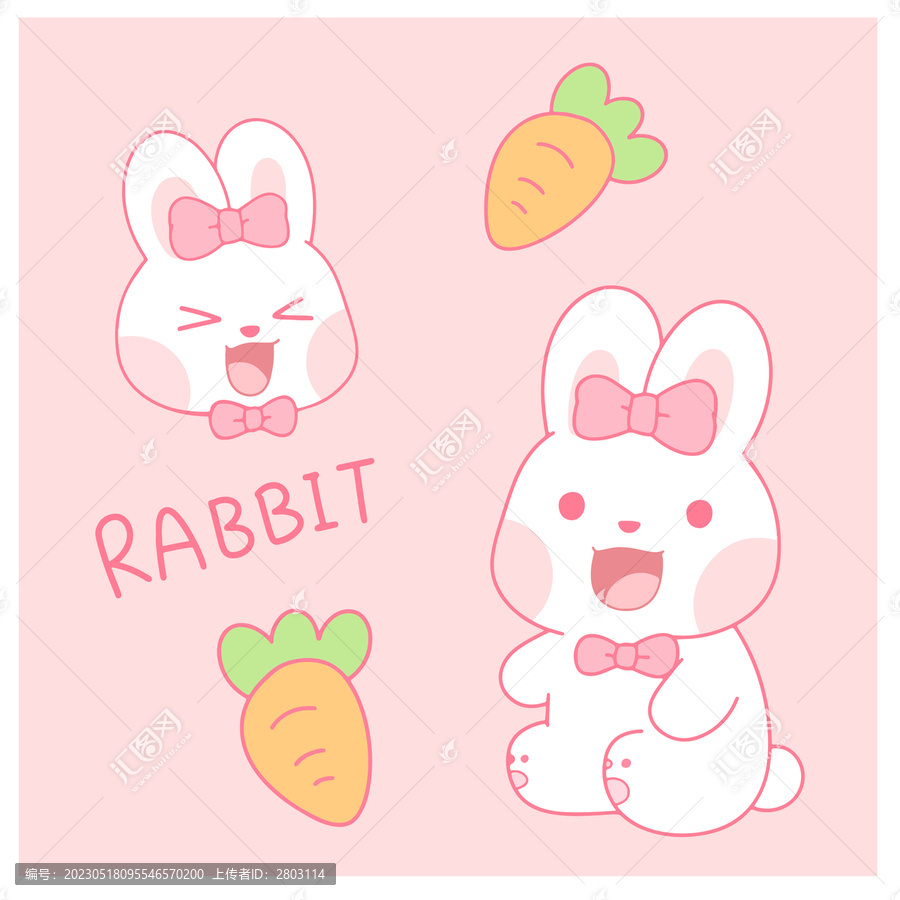 卡通小兔