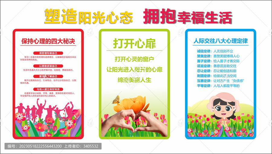 心理咨詢室展板