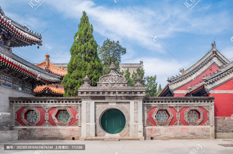 北京万寿寺建筑风景