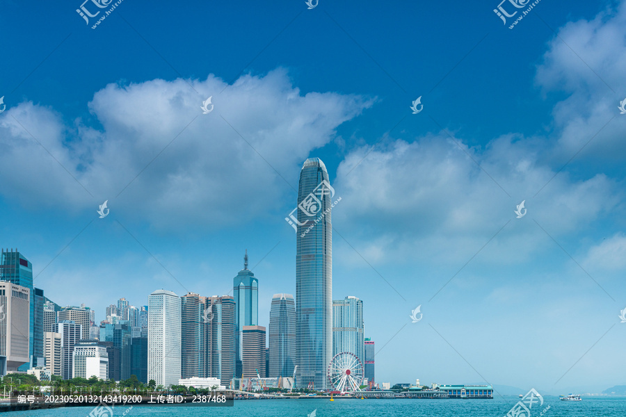 香港中环地标建筑风景