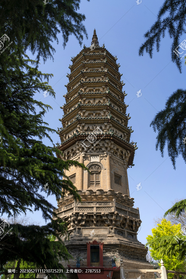 正定古城临济寺