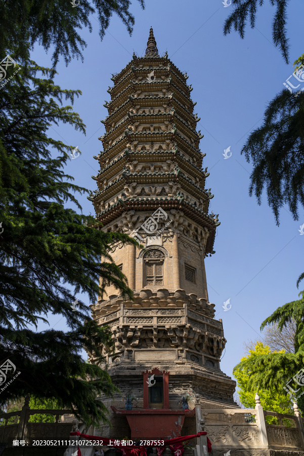 正定古城临济寺