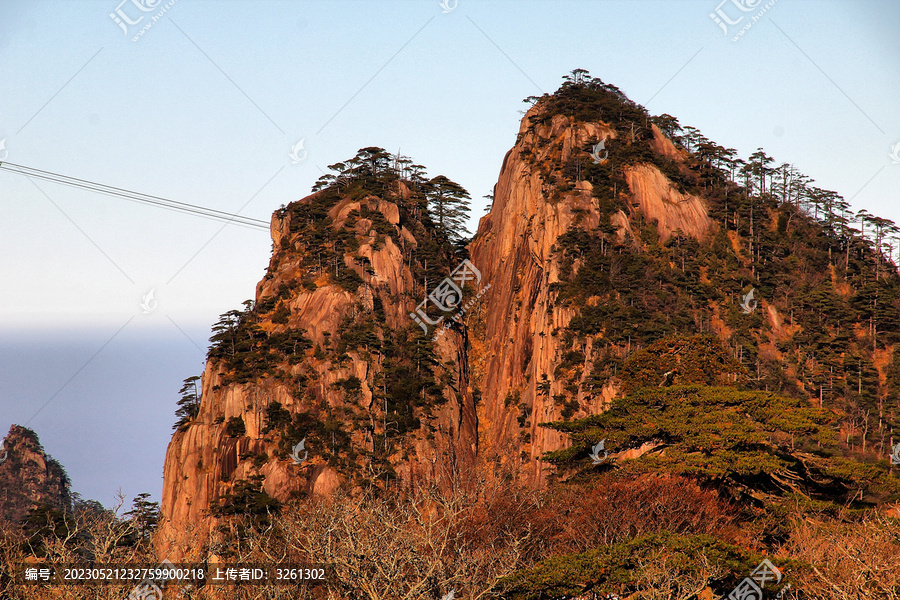 黄山山峦叠嶂