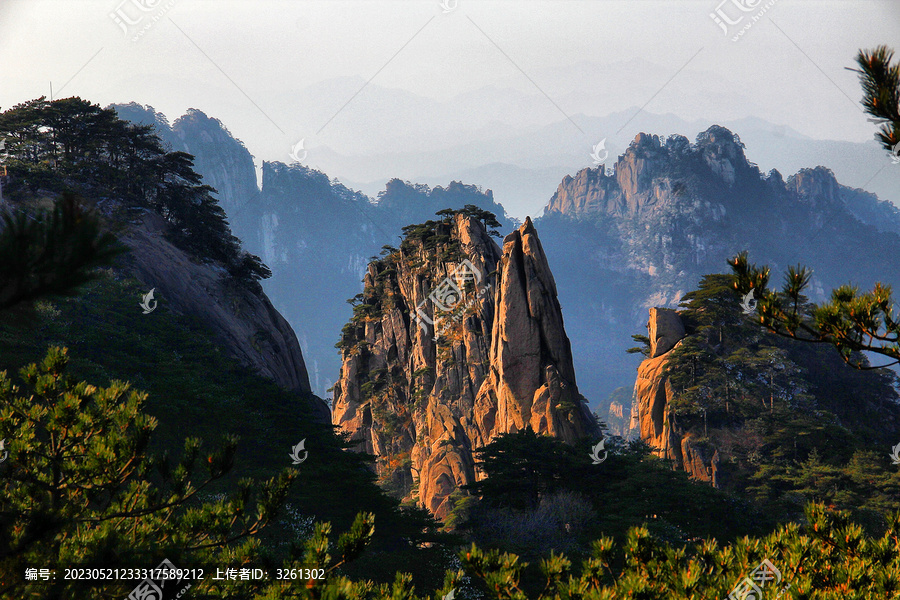 水墨黄山