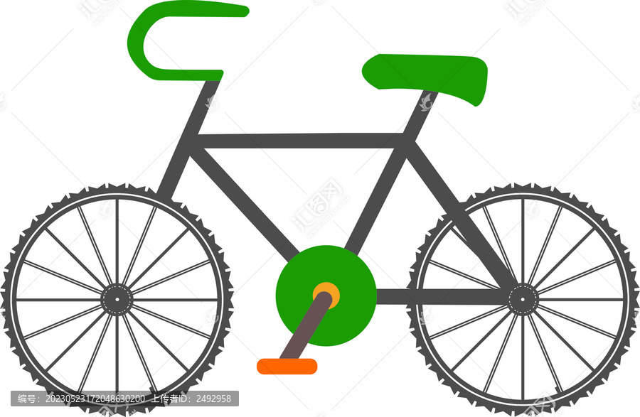 卡通自行車(chē)六一兒童節(jié)