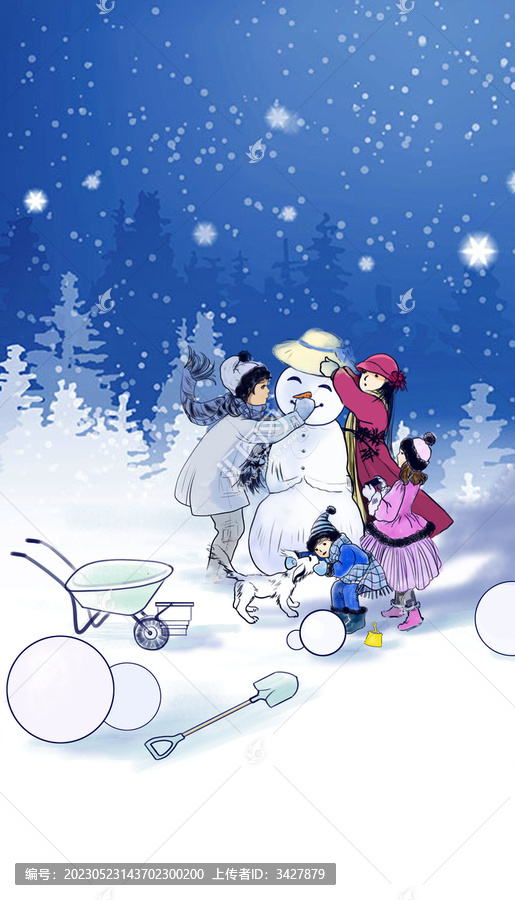 冬日雪景