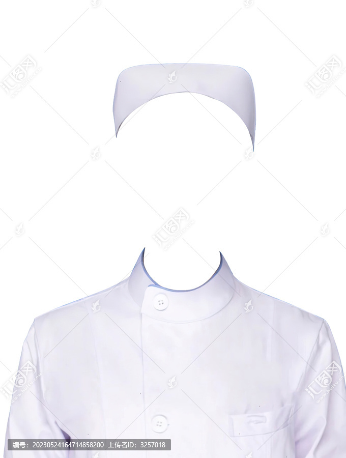 女士護士服護士帽素材