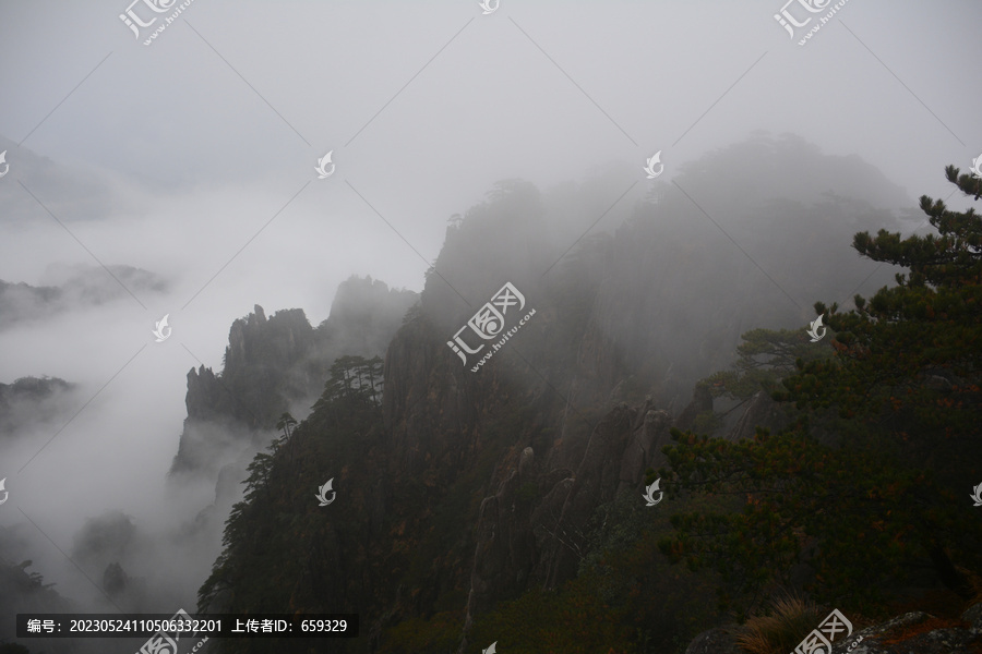 水墨山水图