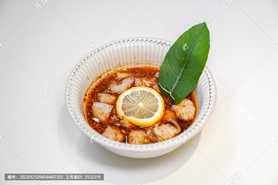 油泼扁食闽南小吃美食