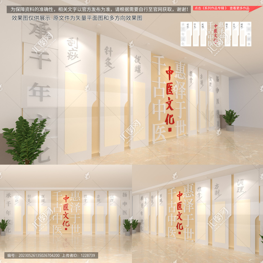 中醫(yī)文化展示展廳墻