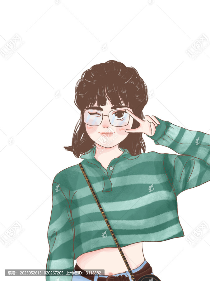 卡通女生蘿莉