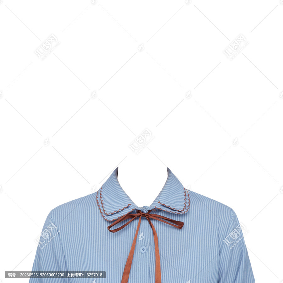 女士高清藍(lán)襯衫素材