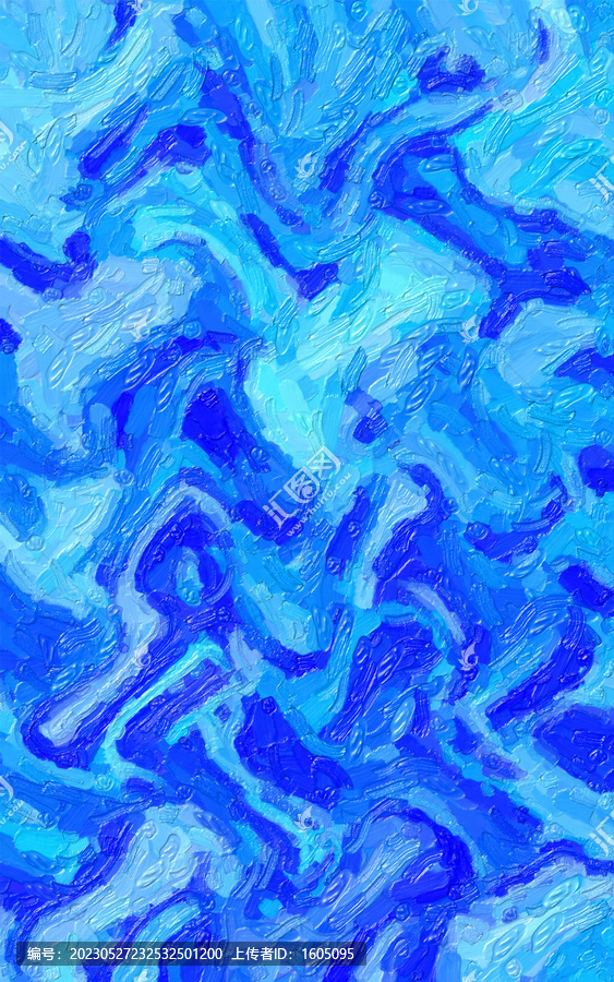 藍(lán)色漸變油畫效果背景底圖