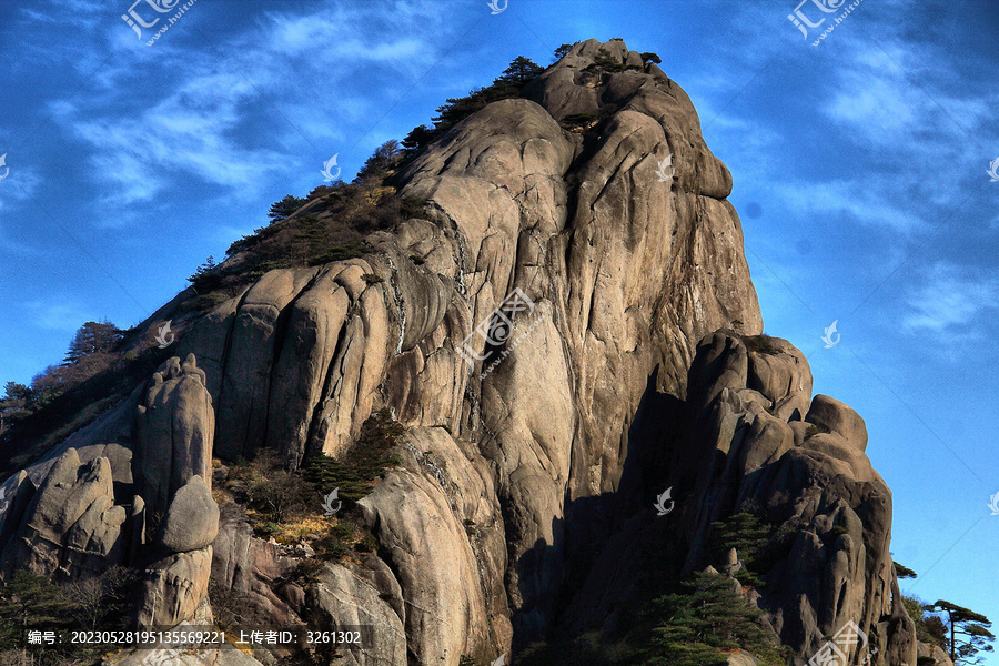 黄山山峦水墨黄山