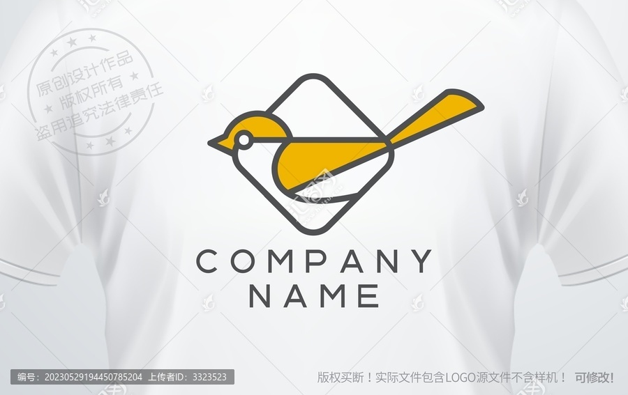 小鸟logo麻雀