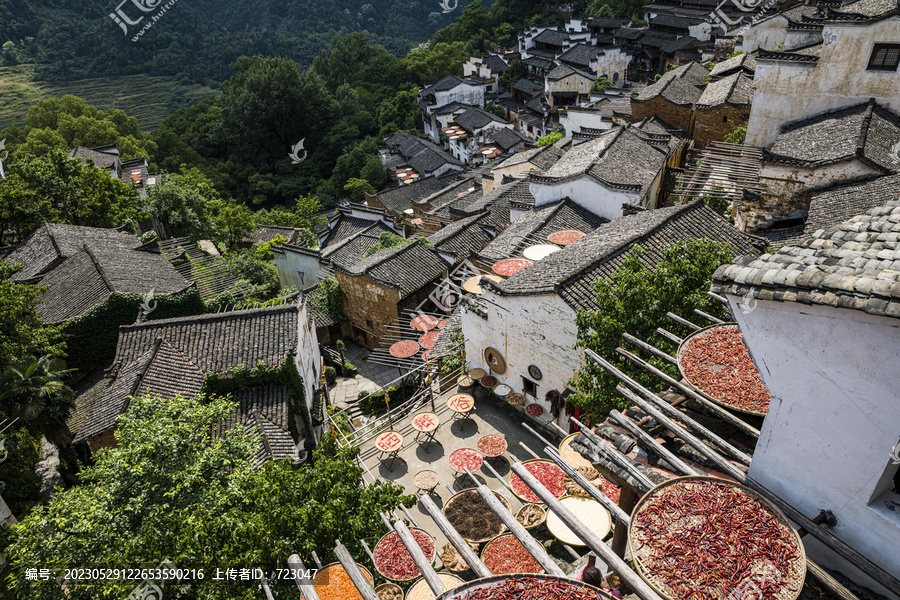 婺源篁岭村