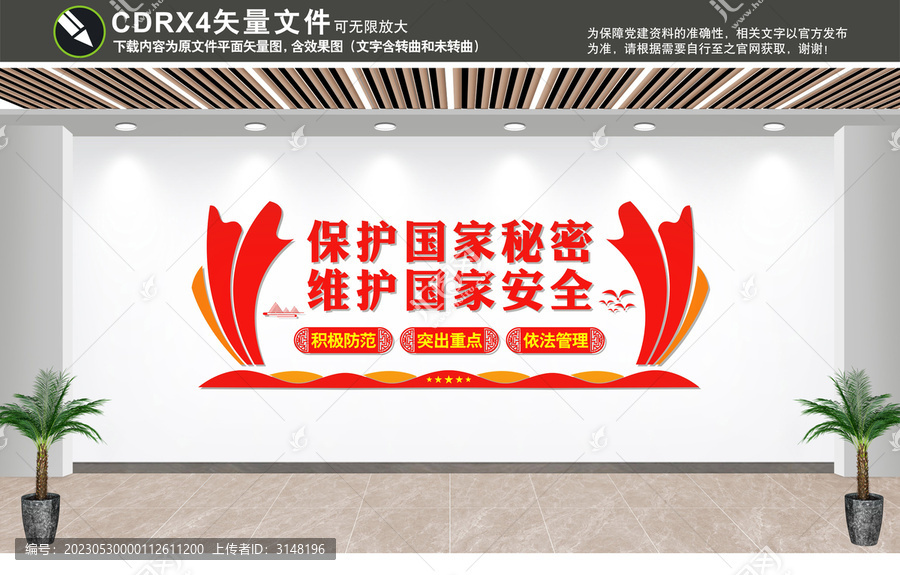 保密文化墻