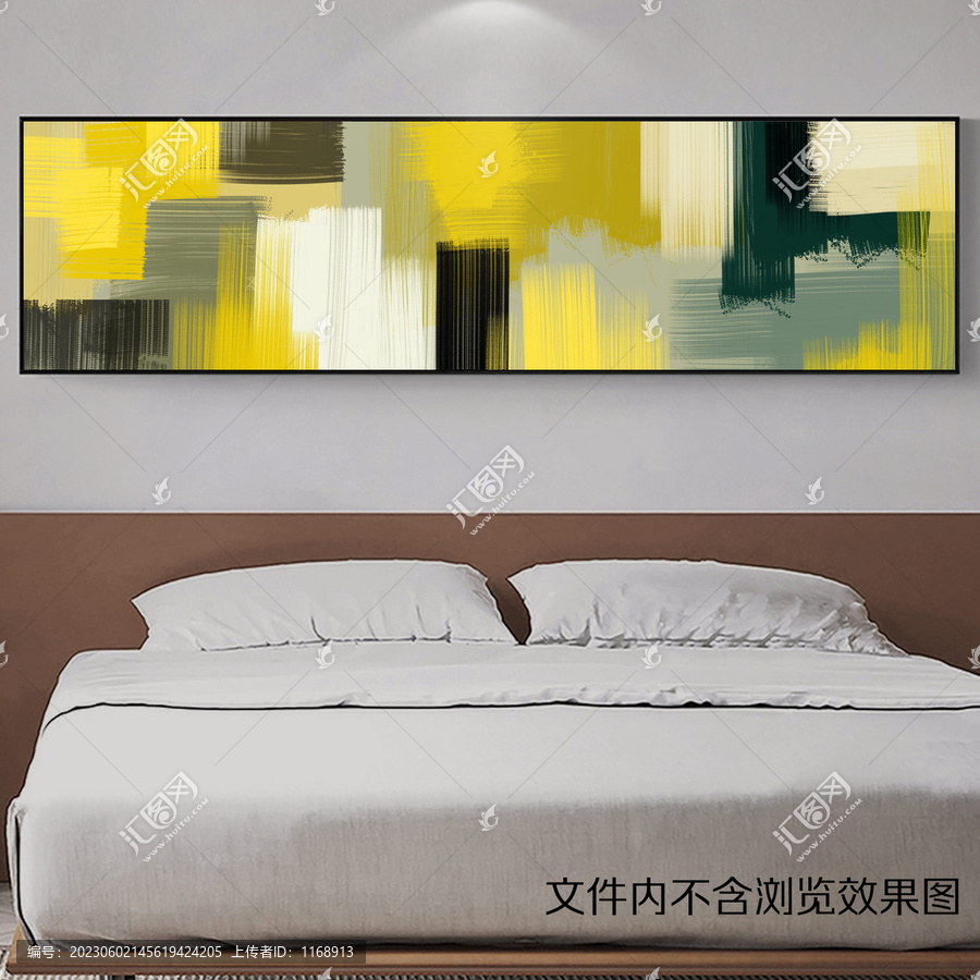 抽象油畫臥室床頭畫