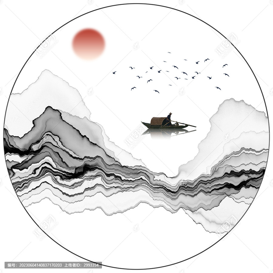 禪意水墨畫(huà)