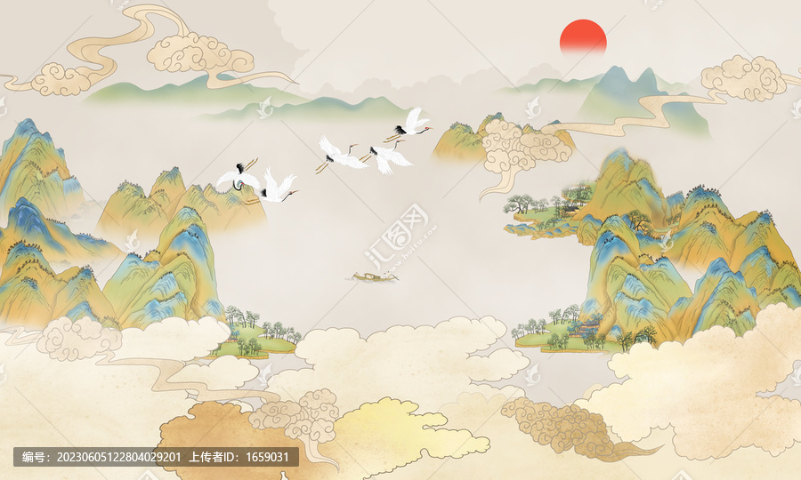 新中式山水