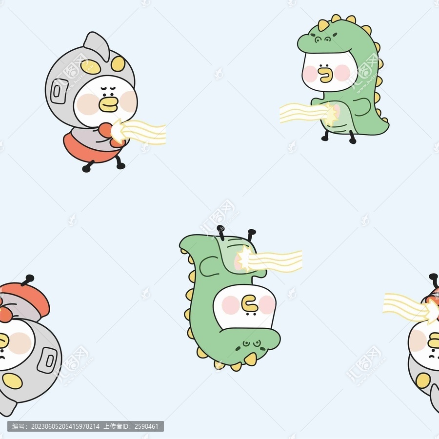 卡通小英雄