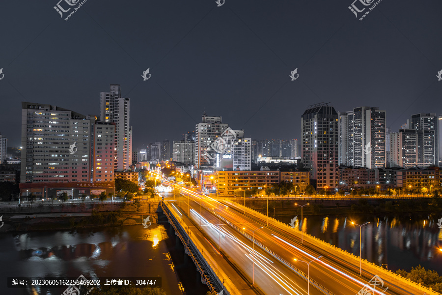 绵阳市安昌桥夜景