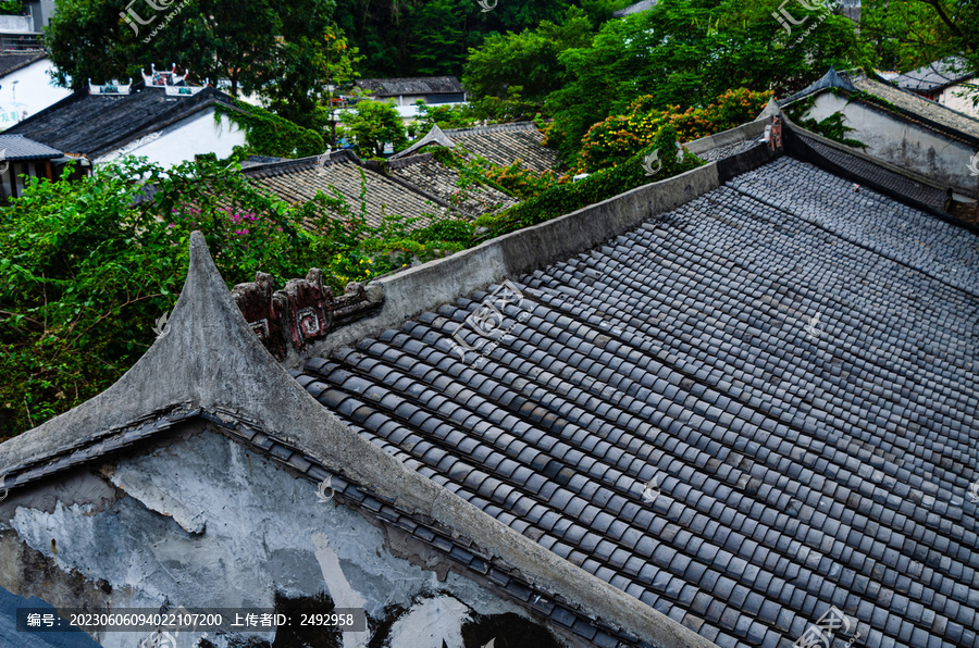 古建筑客家小镇深圳风光