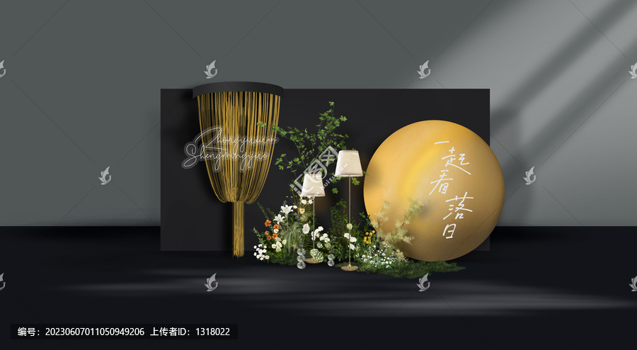 落日風(fēng)婚禮合影區(qū)