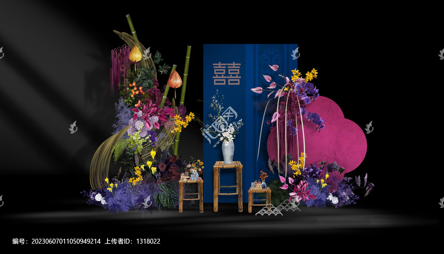 新中式婚禮迎賓區(qū)